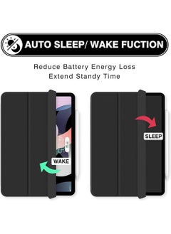 Rock Pow Magnetic Case For iPad Air 11 inch M3/M2 2025/2024 Gen iPad Air 11 Case/Case For iPad Air 5 10.9 inch 2022/Air 4 10.9 inch 2020 iPad Air 10.9 Case Slim Stand Convenient Magnetic Attachment Auto Sleep/Wake Slim Stand Cover for air 6th/air 7th 11inch 2025/2024,Air 5th/air 4th 10.9inch 2022/2020 Rebound Series  - Image 4