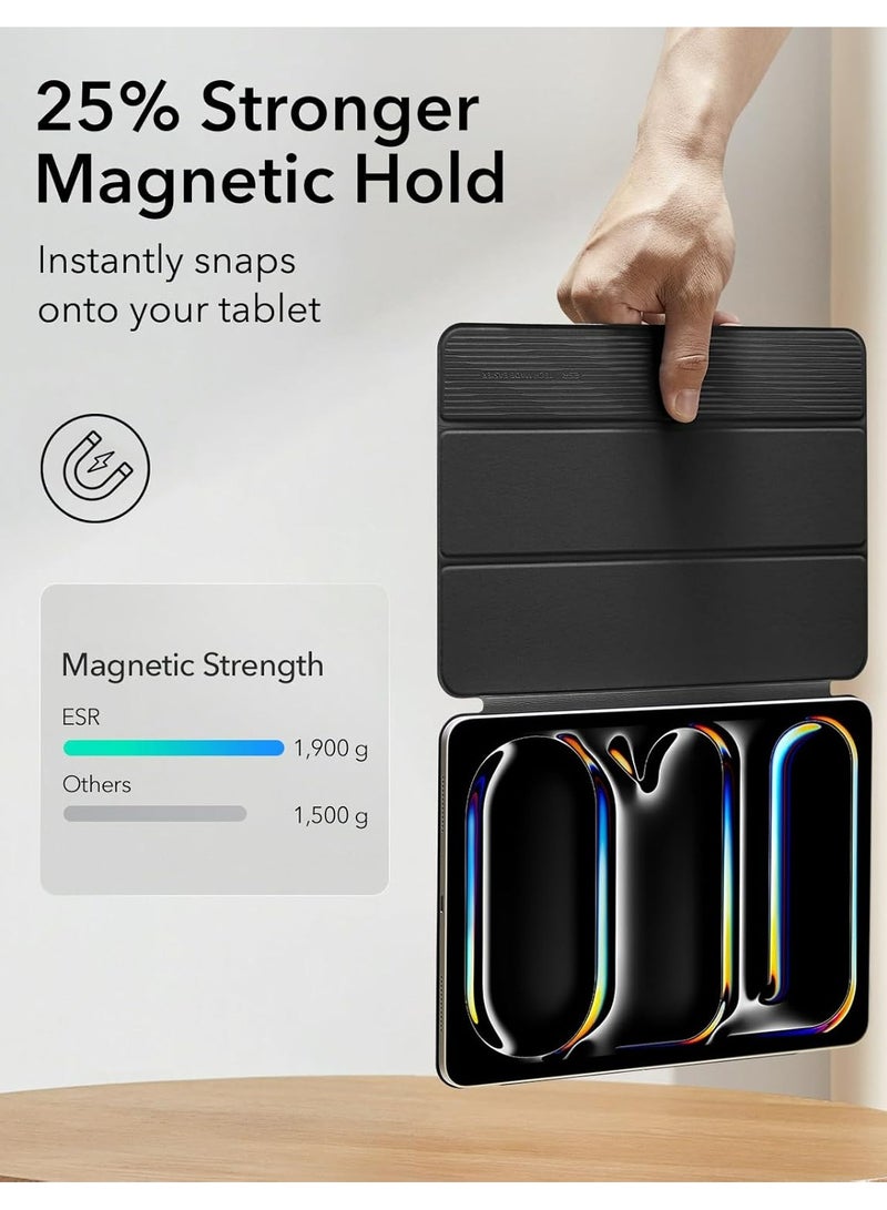 Rock Pow Magnetic Case For iPad Air 11 inch M3/M2 2025/2024 Gen iPad Air 11 Case/Case For iPad Air 5 10.9 inch 2022/Air 4 10.9 inch 2020 iPad Air 10.9 Case Slim Stand Convenient Magnetic Attachment Auto Sleep/Wake Slim Stand Cover for air 6th/air 7th 11inch 2025/2024,Air 5th/air 4th 10.9inch 2022/2020 Rebound Series - Image 5