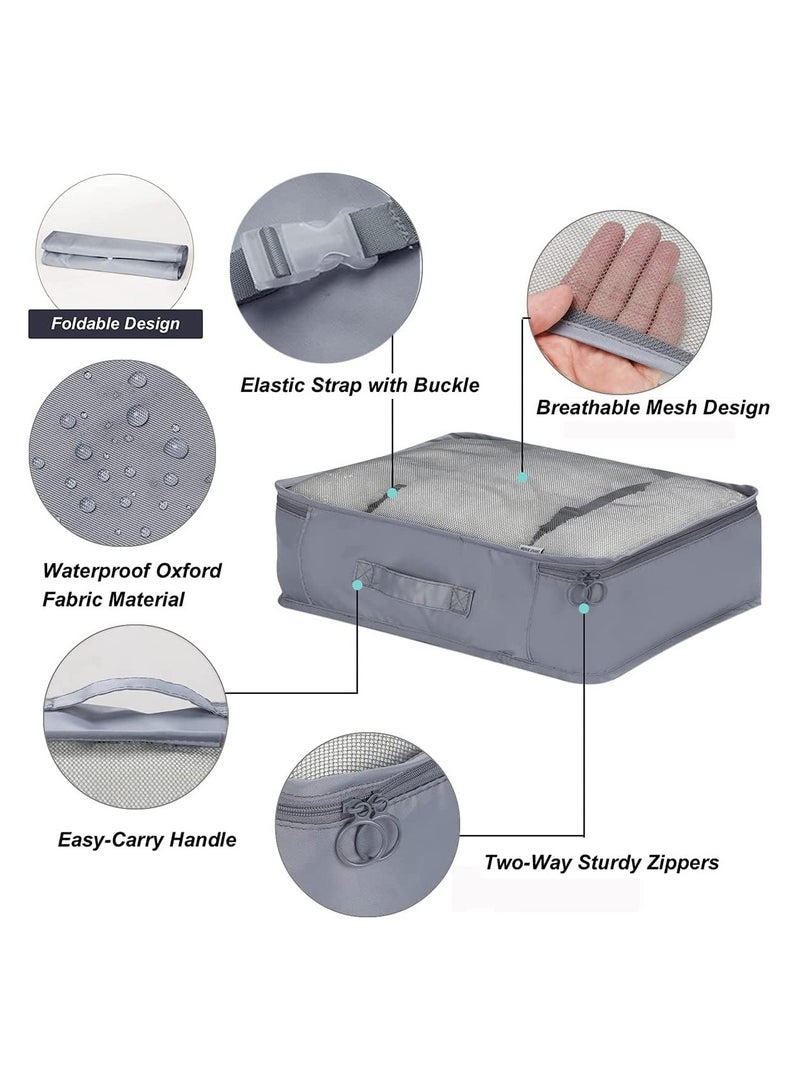 TRAVEL 7 Piece Set Travel Luggage Organizer Storage Bags Waterproof Laundry Bags Travel Accessories - Image 2