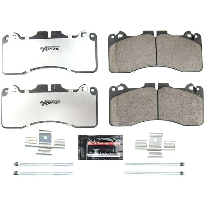 rayihni Power Stop Z261440 Z26 Street Warrior Front Carbon Fiber Ceramic Brake Pads With Hardware - Image 3