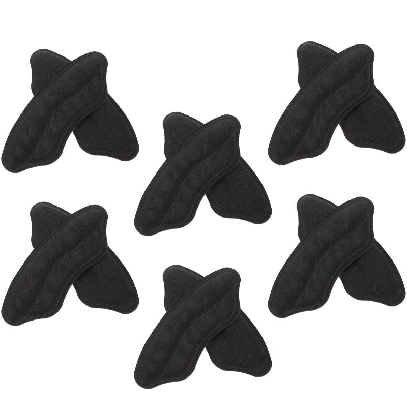 Memory Foam Heel Pads 6 Pairs Anti Slip Self Adhesive Inserts for Shoes Too Big - Image 2