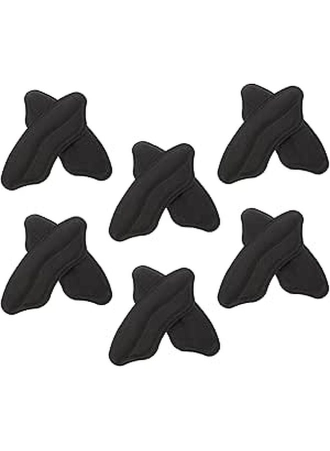 Memory Foam Heel Pads 6 Pairs Anti Slip Self Adhesive Inserts for Shoes Too Big - Image 1
