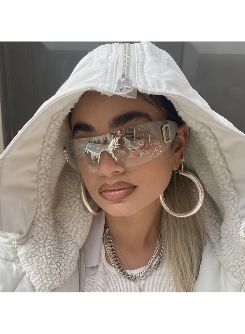 جديد نمط Y2K الإنترنت المشاهير النظارات الشمسية بدون إطار - Image 4