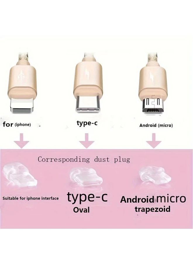 سدادة منع الغبار للهاتف من نوع C بنجمة صفراء - Image 5