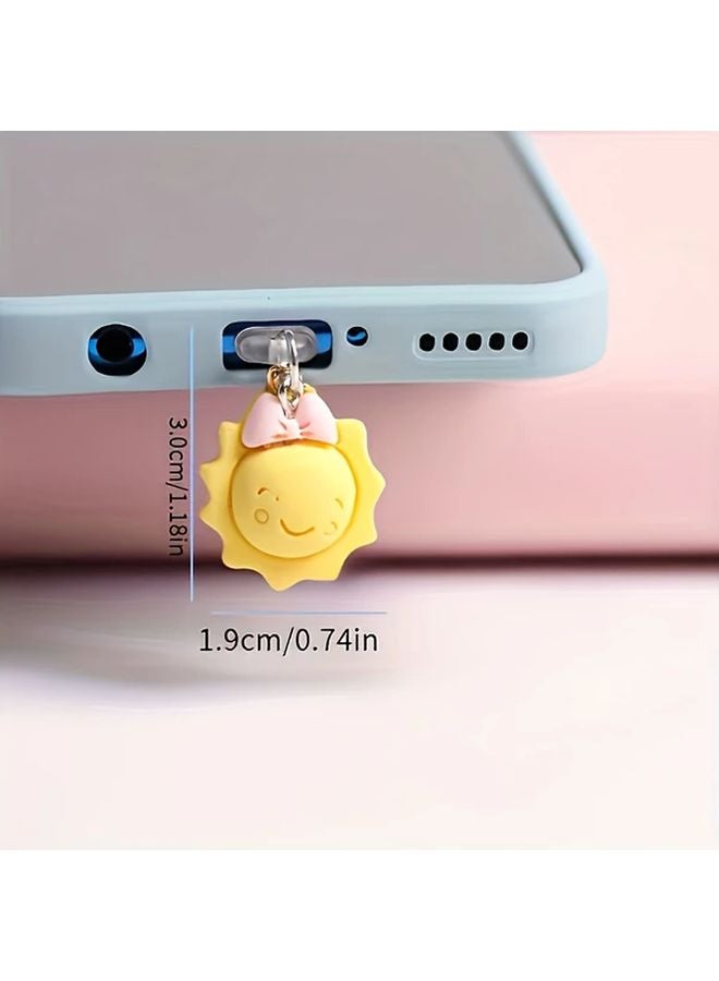 سدادة منع الغبار للهاتف من نوع C بنجمة صفراء - Image 4