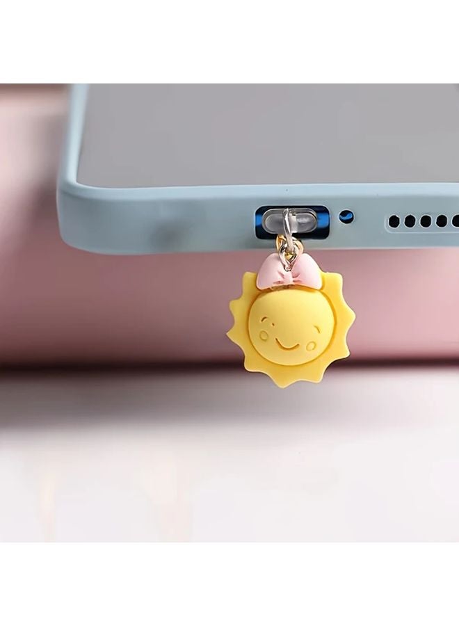 سدادة منع الغبار للهاتف من نوع C بنجمة صفراء - Image 2