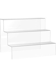 Acrylic Riser Display Shelf 3 Layer Clear Stand For Amiibo Funko Pop Figures Cabinet Countertop Cake Cupcakes Organizer Holder 30Cm