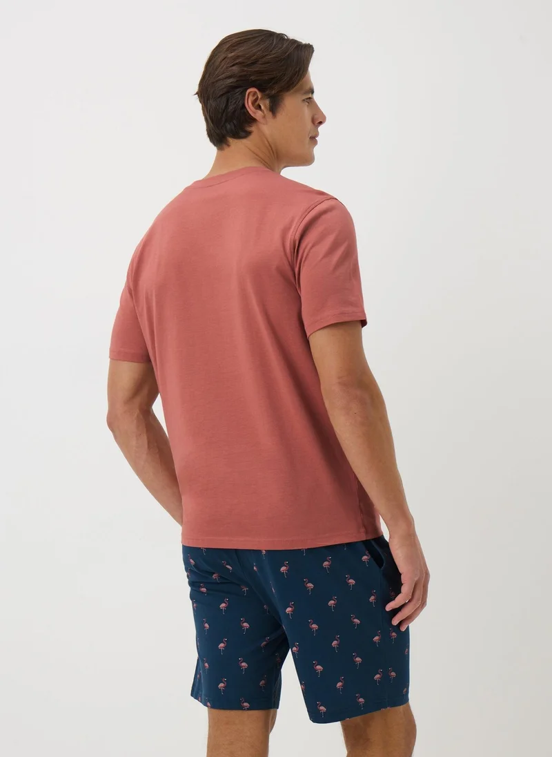 Matalan Coral Flamingo Pyjama Set