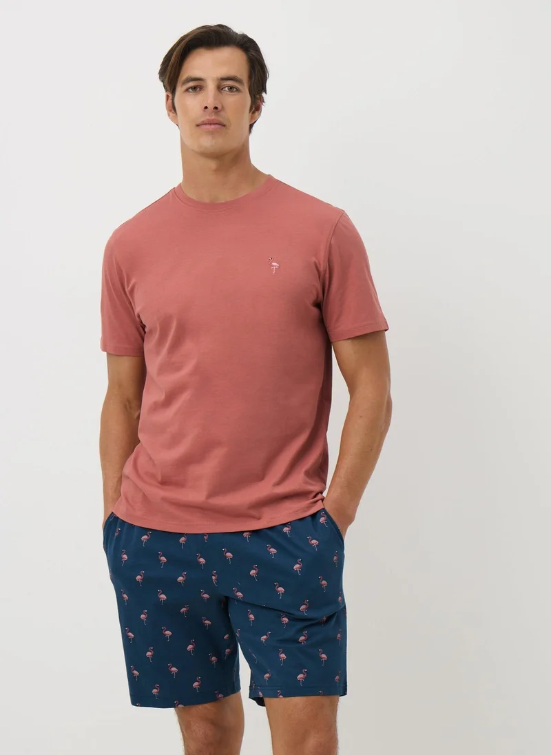 Matalan Coral Flamingo Pyjama Set