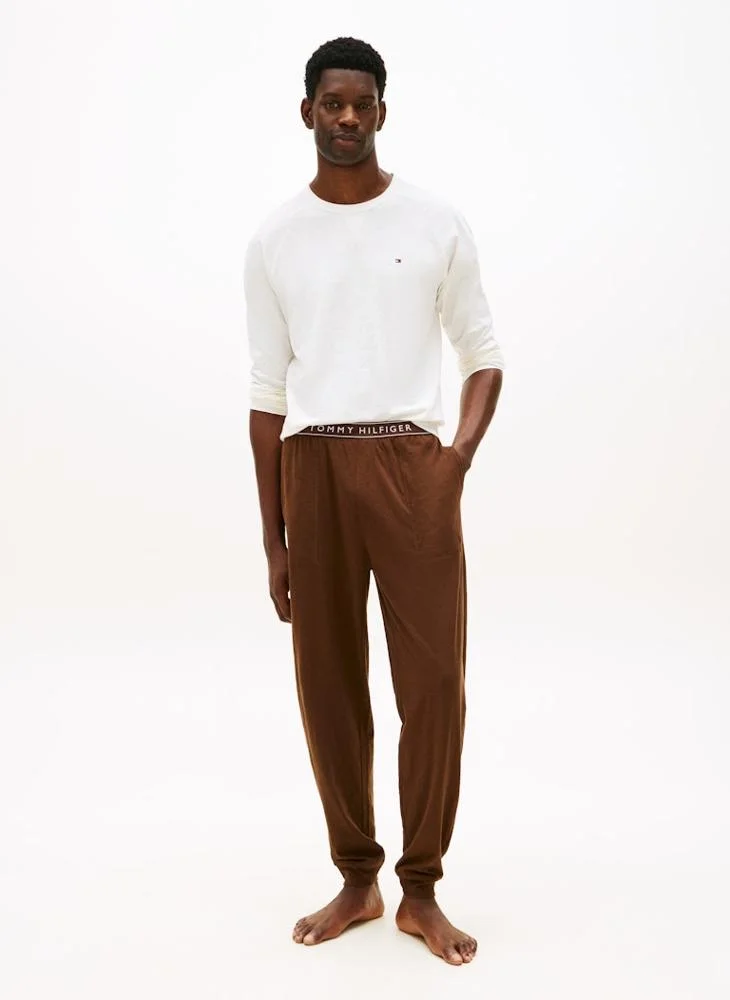 TOMMY HILFIGER Essential Textured Long Sleeve Pyjama Set