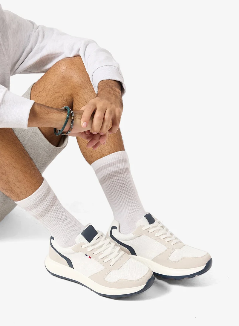 Seventy Five  Casual Webbing Loop Detail Sneakers for Men | Best Price UAE