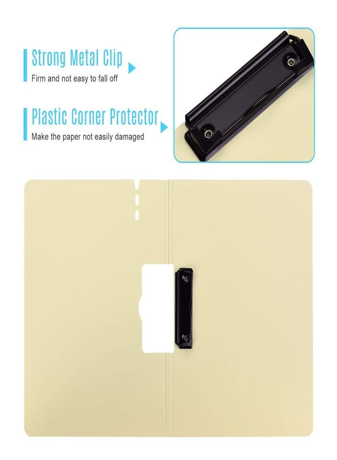 Hidak Side Open Writing Pad File Folder File Pad A4 360 Over Flip Writing Pad Waterproof Foldover Clipboards File Folder Flip Profile Clips Hardback Boards Form Organizer for Business Office HOM (2) - Image 5