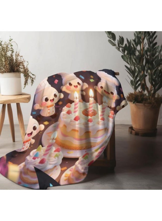 عام Wisdom Fairy (أحدث) بطانية رقيقة من الفانيلا (دافئة ومريحة، ومناسبة للنوم، واستخدام اللعبة، وإزالة الغبار والرمل) 150 سم * 200 سم - 88 - Image 3