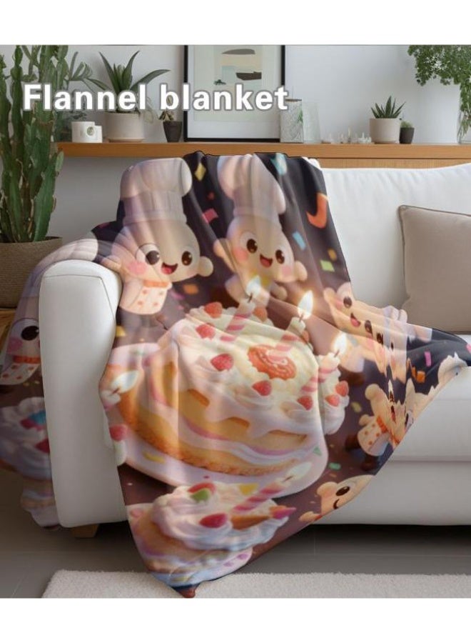 عام Wisdom Fairy (أحدث) بطانية رقيقة من الفانيلا (دافئة ومريحة، ومناسبة للنوم، واستخدام اللعبة، وإزالة الغبار والرمل) 150 سم * 200 سم - 88 - Image 4