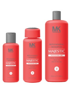 Majestic Keratin Majestic Keratin Replenishing All Hairs Shampoo with Argan oil for Women, 300 ml  - Image 3