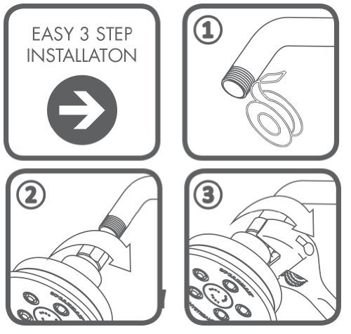 Speakman S-3011-BN Chelsea Anystream High Pressure Adjustable GPMShower Head, Brushed Nickel, 2.5 GPM - Image 5