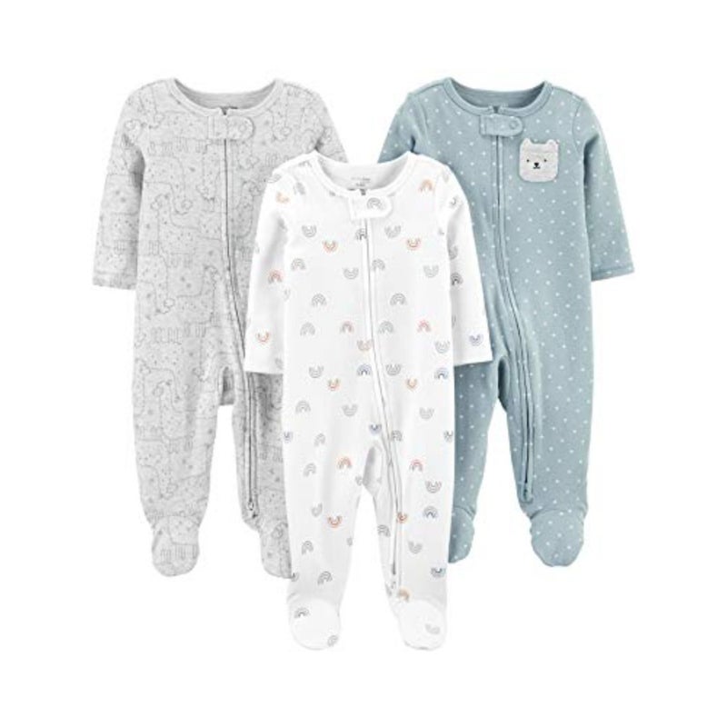 Simple Joys by Carter's Baby 3-Pack Neutral Sleep and Play - Image 1