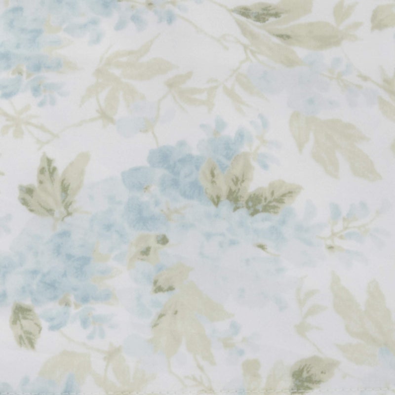 Laura Ashley - Queen Sheets  Soft Sateen Cotton Bedding Set - Sleek  Smooth  & Breathable Home Decor (Rena Teal  Queen)