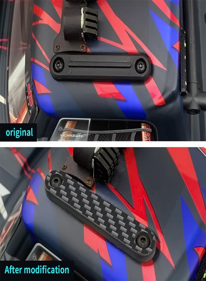 MOHERO RC Roof Rails Carbon Fiber Upgrade Parts for 1/7 Infraction 6S BLX V2 - Image 2