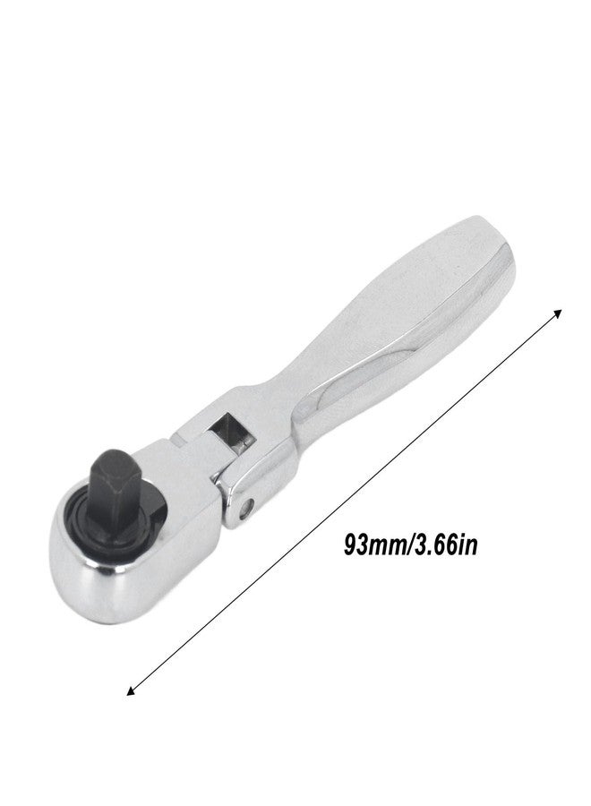 Zunate 72 Tooth Quick Release Flex Movable Head Ratchet Wrench, 2 in 1 1/4 Inch Ratchet Wrench Socket Spanner - Image 5