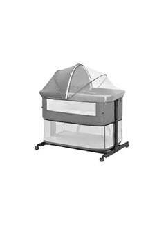 Generic Baby Crib Play Bed ( Grey)  - Image 1