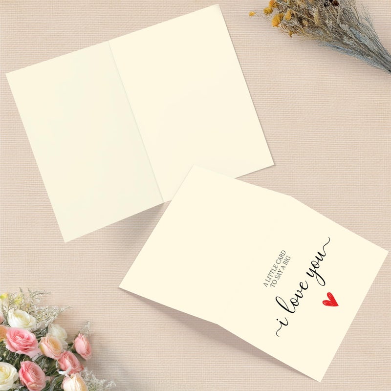 Cheerin Romantic Love Card with Envelope - Anniversary Card for Him and Her - Sweetest Day Cards for Husband, Wife, Girlfriend, Boyfriend and Fiance - Happy Birthday Gift 5x7 Inch - Image 5