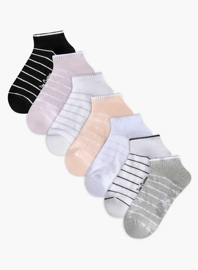 Lee Cooper Pack of 7 Ankle Length Cotton Socks
