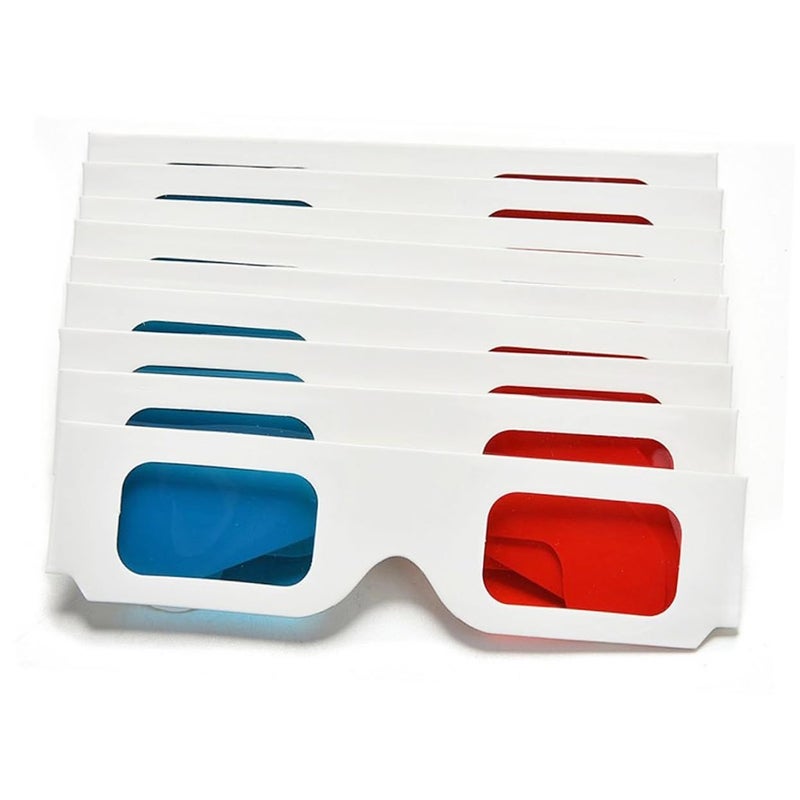 Garneck 40 Pcs Paper Frame 3D Cinema Glasses For Home Theater - Image 3