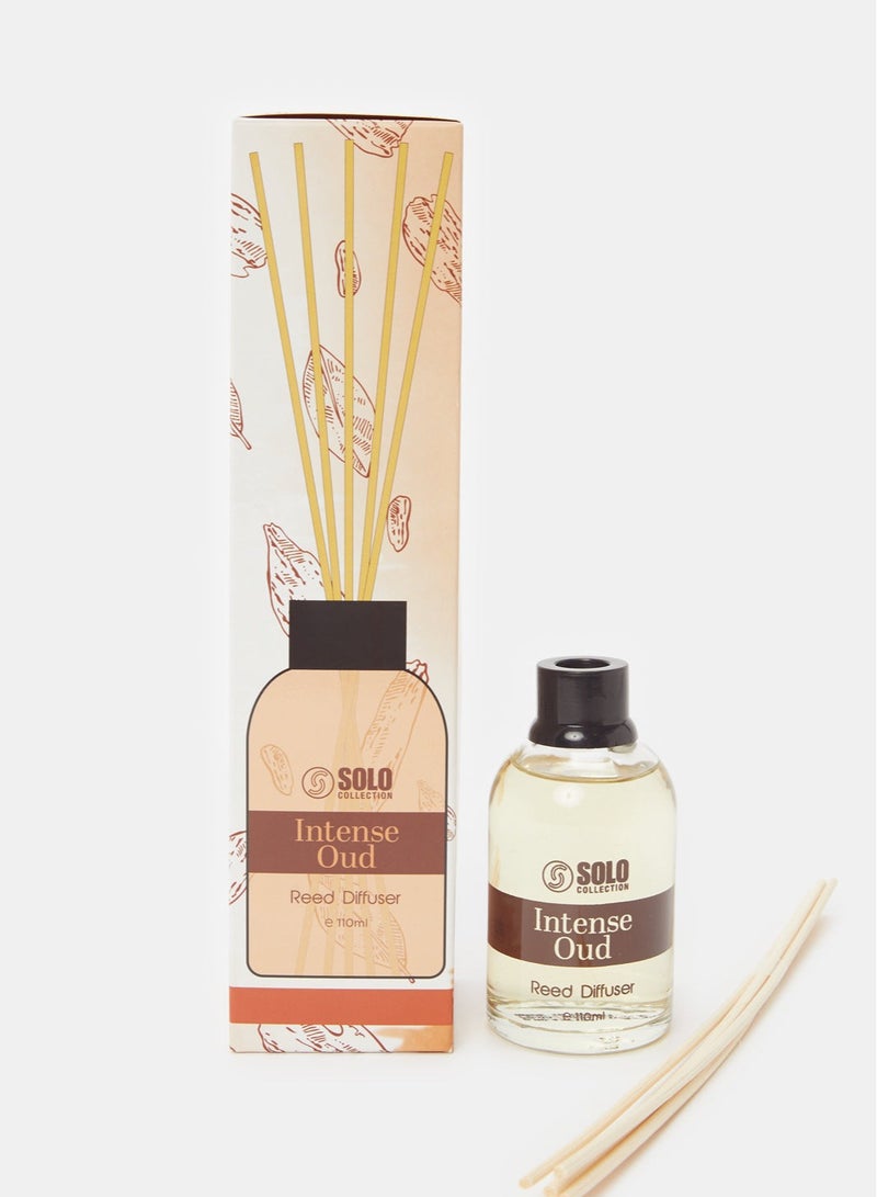 SOLO Collection Premium Reed Diffuser, 110ml- Intense OUD, Long Lasting Reed Diffuser With Incense Sticks , Home Fragrance Aromatherapy Reed Diffuser - Image 1