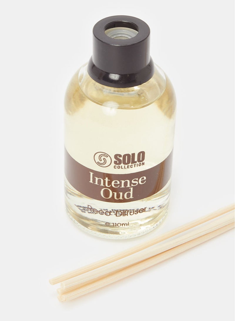 SOLO Collection Premium Reed Diffuser, 110ml- Intense OUD, Long Lasting Reed Diffuser With Incense Sticks , Home Fragrance Aromatherapy Reed Diffuser - Image 3