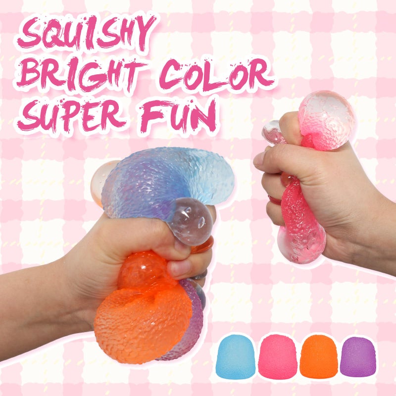JIACAI 3pcs Squishy Stress Balls - Sensory Toys for Kids with Unique Needs - Great for Classrooms, Home, and Playtime (3pcs) - Image 3