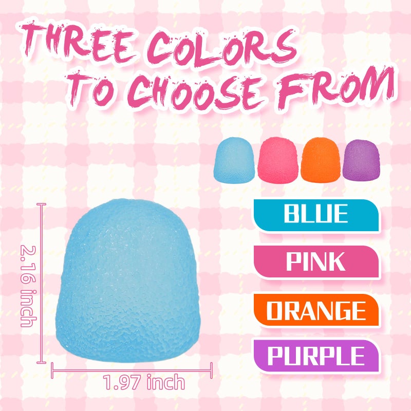 JIACAI 3pcs Squishy Stress Balls - Sensory Toys for Kids with Unique Needs - Great for Classrooms, Home, and Playtime (3pcs) - Image 2