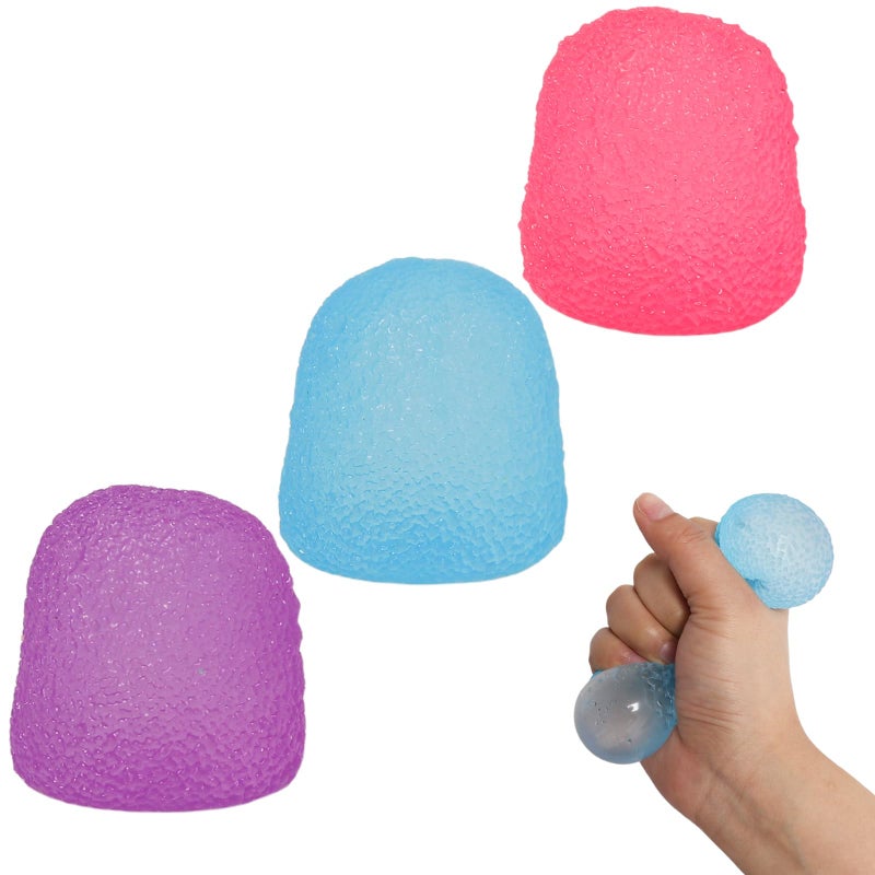 JIACAI 3pcs Squishy Stress Balls - Sensory Toys for Kids with Unique Needs - Great for Classrooms, Home, and Playtime (3pcs) - Image 1