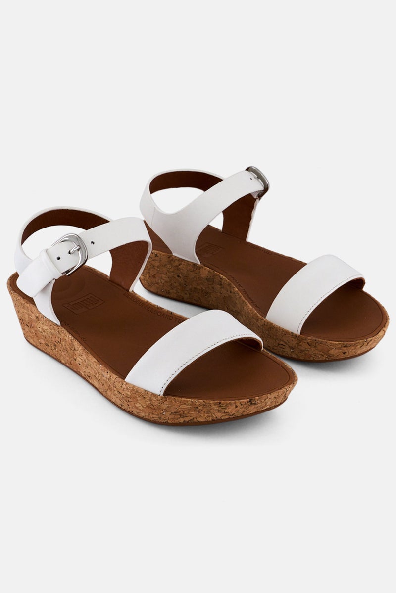 FitFlop Women Bon II Back Trap Sandals, White  - Image 1