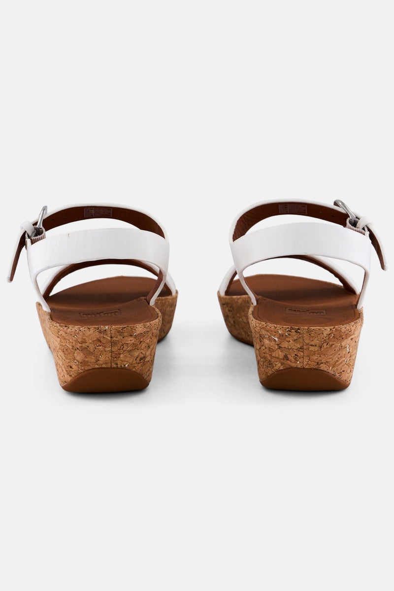 FitFlop Women Bon II Back Trap Sandals, White  - Image 2