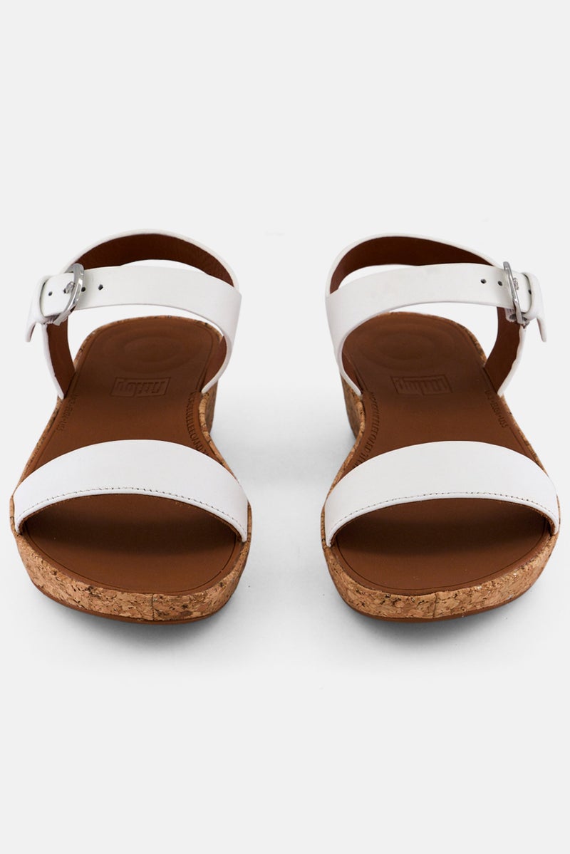 FitFlop Women Bon II Back Trap Sandals, White  - Image 4