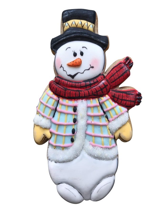LILIAO Christmas Winter Snowman Cookie Cutter - 3.7 x 4.6 inches - Stainless Steel - Image 2