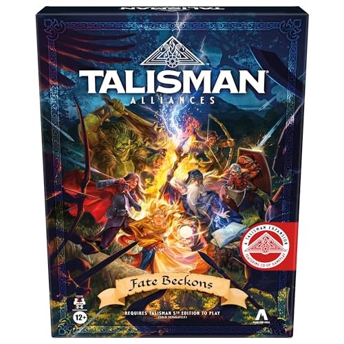 Avalon Hill Talisman Alliances Fate Beckons Board Game Talisman Expansion Cooperative Fantasy Adventure Games Ages 12 2 to 6 Players - Image 1