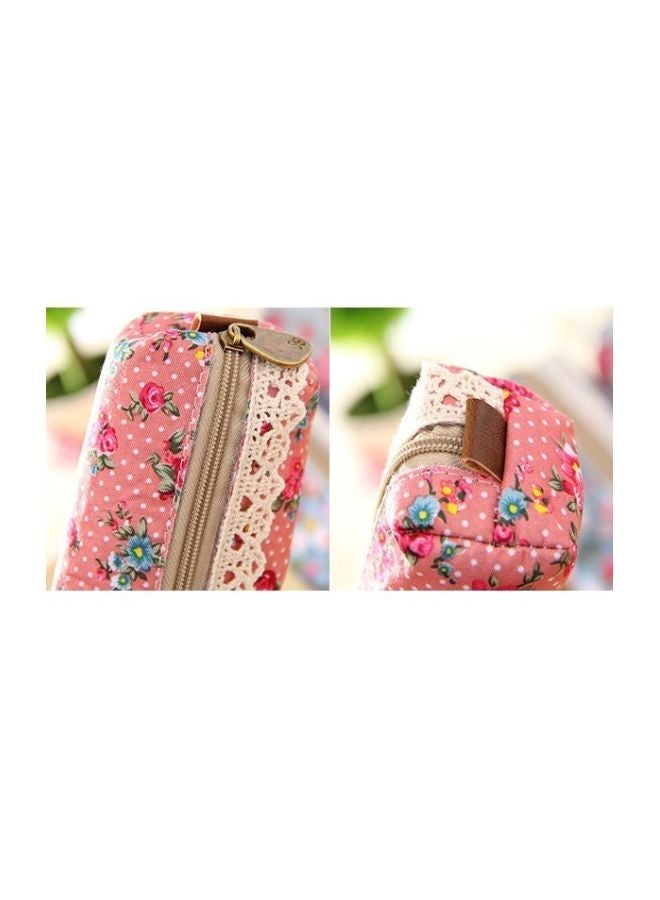 Beauenty Floral Printed Pencil Case Pink/Green/Blue - Image 5