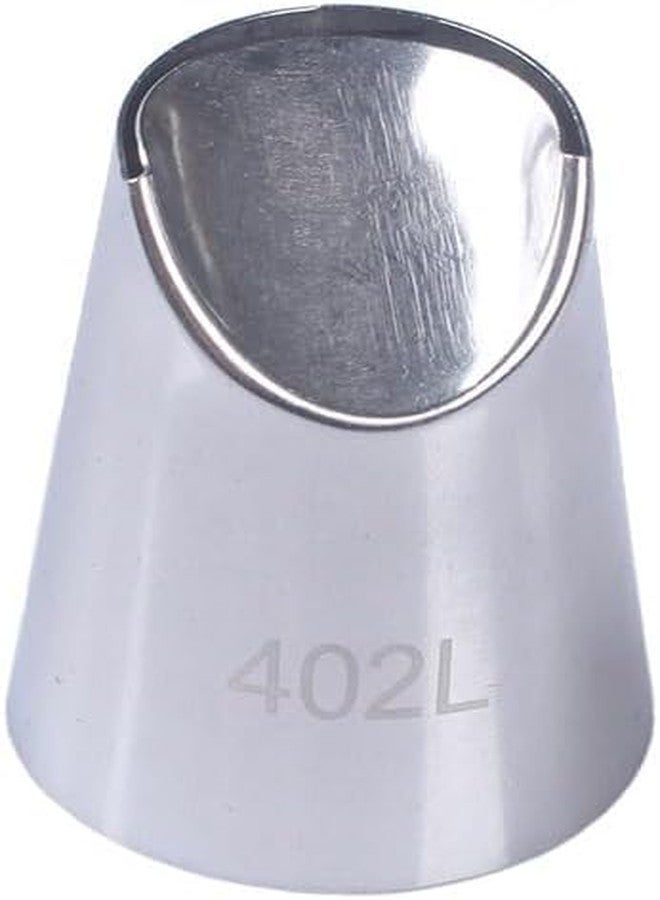 aoukoslt Silver Flower Piping Tips Rose Petal Pastry Tips Chrysanthemum Tips Flower Icing Piping Cream Nozzle For Cake Cupcake Decorating, Decorating Tools, Icing and Piping Tips (402L) - Image 1