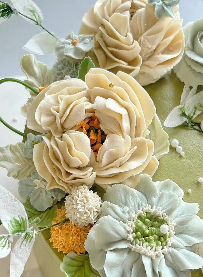 aoukoslt Silver Flower Piping Tips Rose Petal Pastry Tips Chrysanthemum Tips Flower Icing Piping Cream Nozzle For Cake Cupcake Decorating, Decorating Tools, Icing and Piping Tips (402L) - Image 5