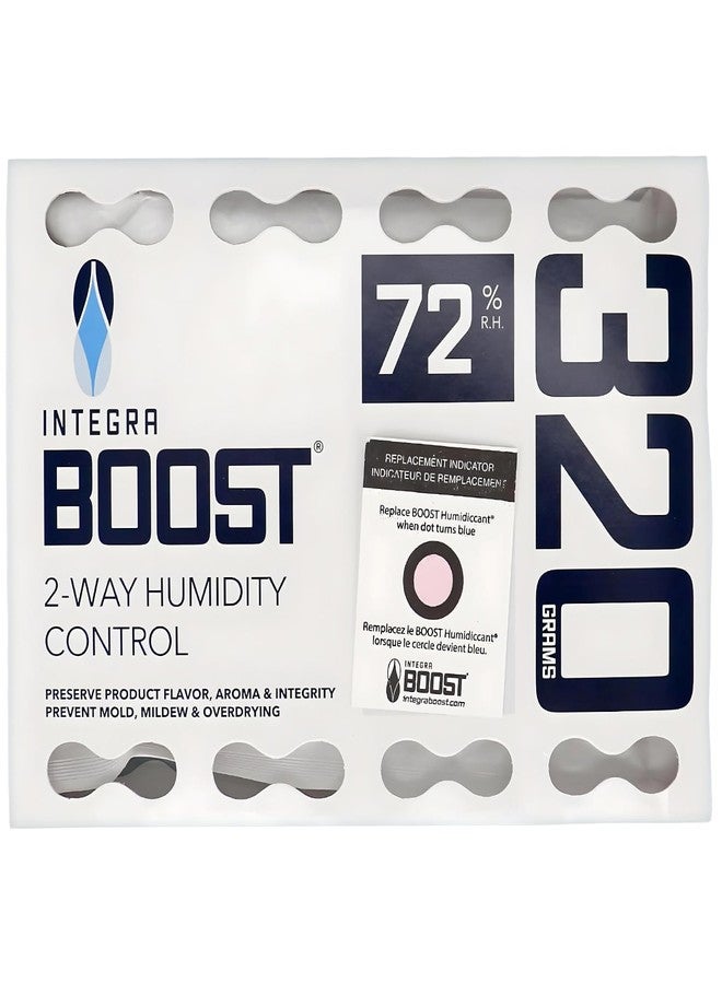 Integra Boost عبوات إنتيجرا بوست للتحكم بالرطوبة بنسبة 72%، ثنائية الاتجاه - حجم 320 غرام لتخزين 5 أرطال - عبوة واحدة | ماصات رطوبة للبرطمانات والحاويات الصغيرة - عبوات مرطبة للأعشاب والتوابل وتخزين الطعام - Image 1