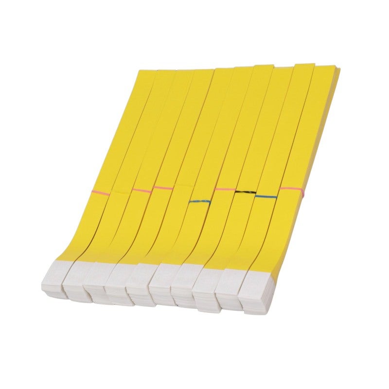 Disposable Wristbands 1000 Yellow Waterproof Adjustable - Tear Resistant Event Wristbands for Playgrounds Concerts Crowded Event Identification - Image 5