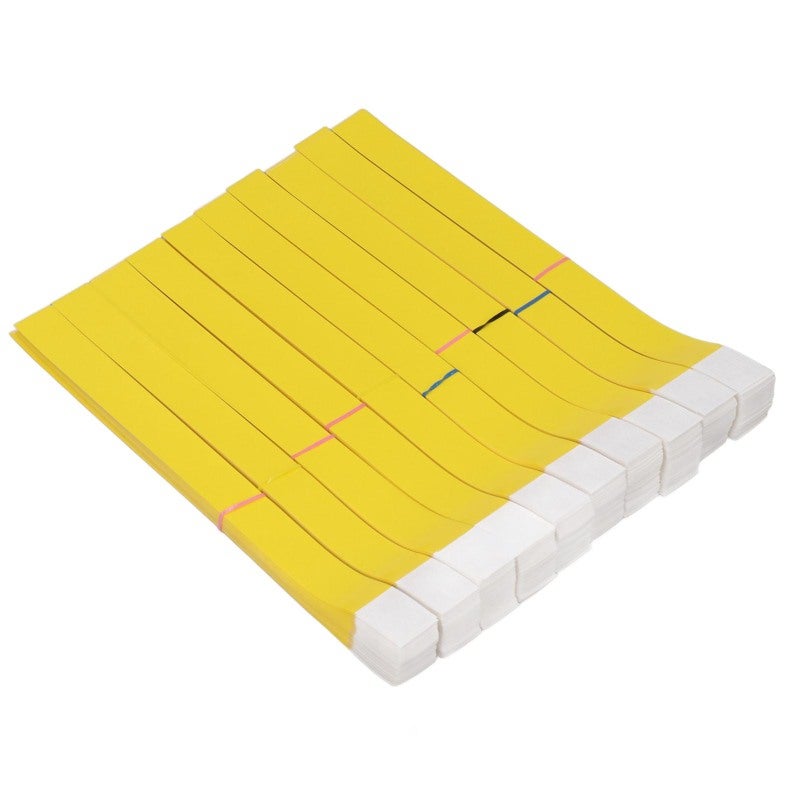 Disposable Wristbands 1000 Yellow Waterproof Adjustable - Tear Resistant Event Wristbands for Playgrounds Concerts Crowded Event Identification - Image 2
