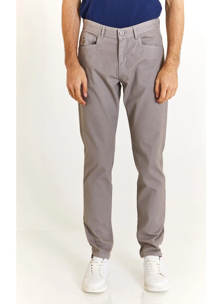 U.S. Polo Assn. Base. Polo Assn. Standard Mold Straight Leg Normal Waist Dark Gray Men's Trousers 1873679