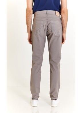 U.S. Polo Assn. أساس. بولو أسيشن. بنطلونات رجالي عادية رمادية داكنة بتصميم مستقيم 1873679  - Image 3
