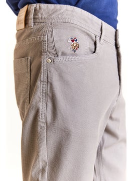 U.S. Polo Assn. أساس. بولو أسيشن. بنطلونات رجالي عادية رمادية داكنة بتصميم مستقيم 1873679  - Image 5