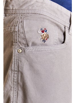U.S. Polo Assn. أساس. بولو أسيشن. بنطلونات رجالي عادية رمادية داكنة بتصميم مستقيم 1873679  - Image 4