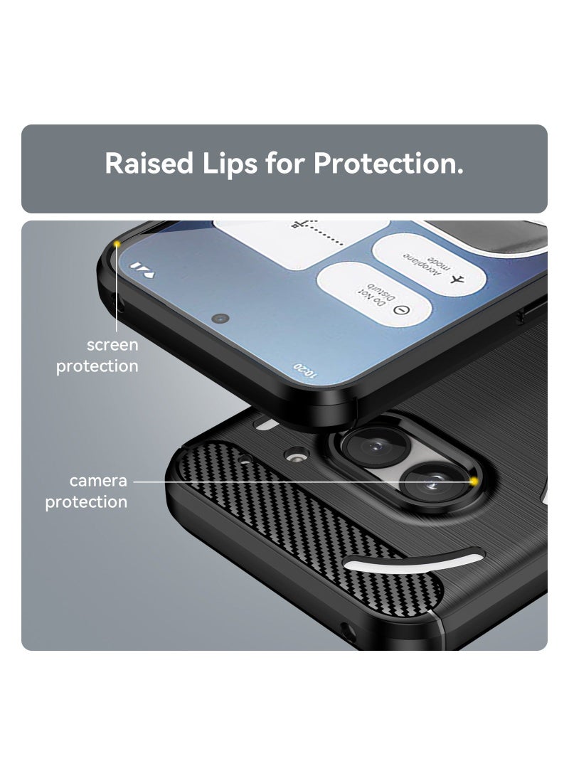 Phone Case for Nothing Phone 2a Soft TPU Brushed Texture Anti-Slip Cover - Image 5