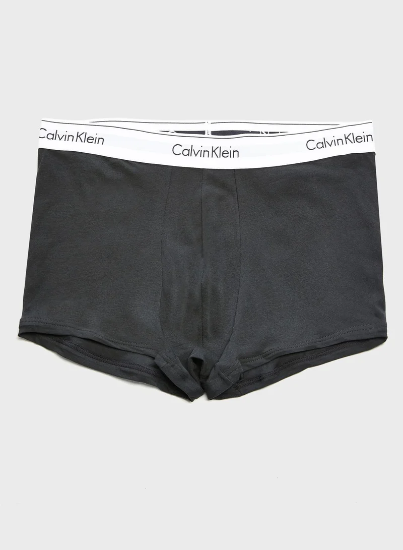 CALVIN KLEIN 2 Pack Logo Print Strap Trunks